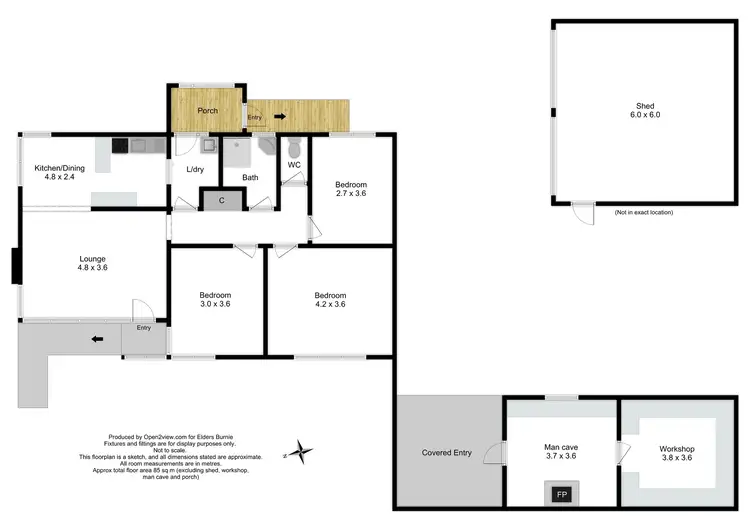 Floorplan of Homely house listing, 13 Bennett Street, Acton TAS 7320