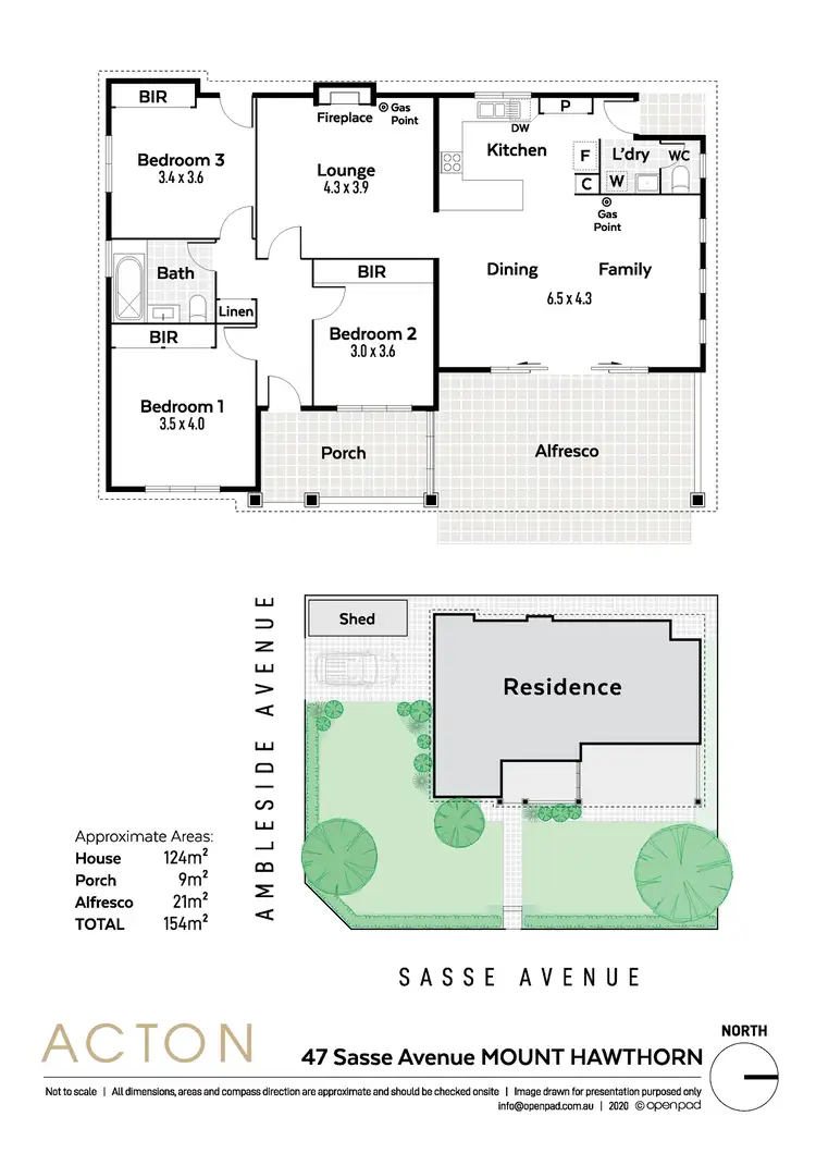 Floorplan of Homely house listing, 47 Sasse Avenue, Mount Hawthorn WA 6016