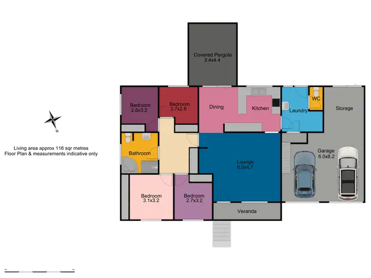 Floorplan of Homely house listing, 45 Sundew Circuit, Orange NSW 2800