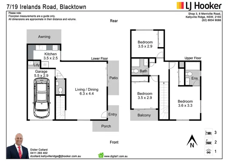 Floorplan of Homely townhouse listing, 7/19 Irelands Road, Blacktown NSW 2148
