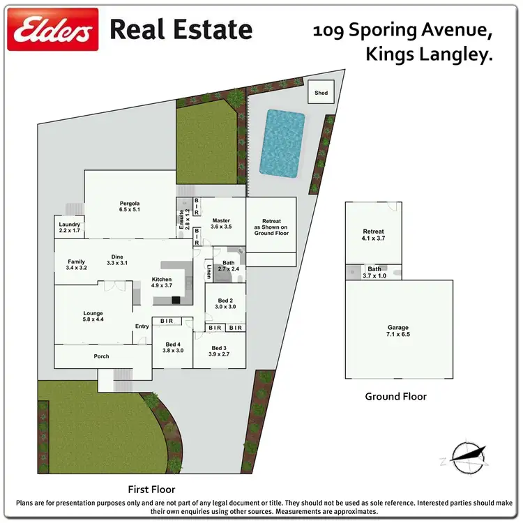 Floorplan of Homely house listing, 109 Sporing Avenue, Kings Langley NSW 2147
