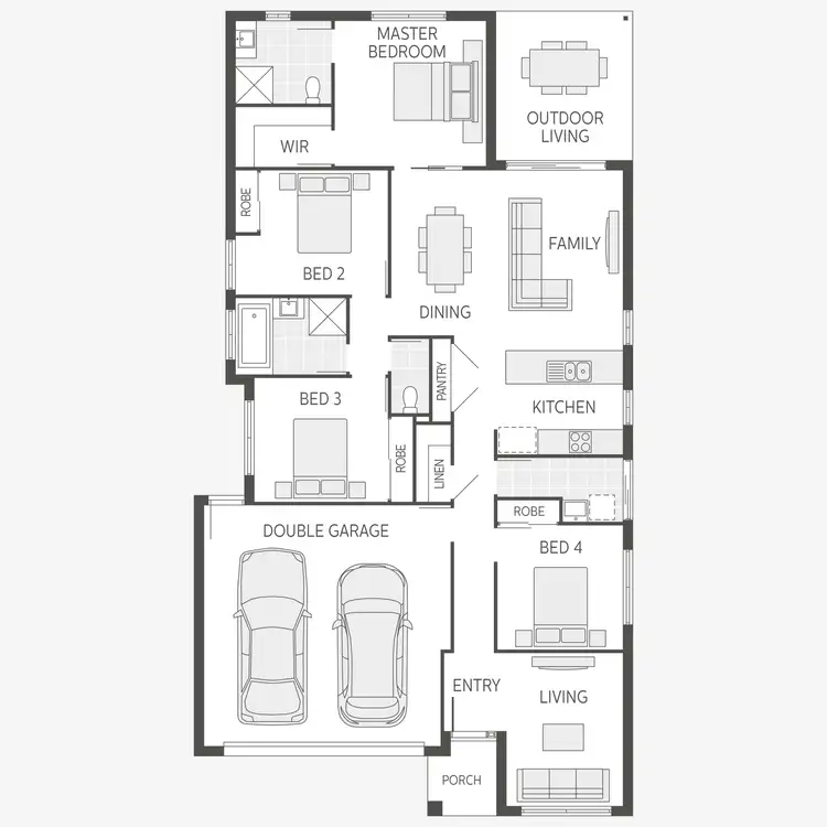 Floorplan of Homely house listing, 7a Dehlia Street, Marsden QLD 4132