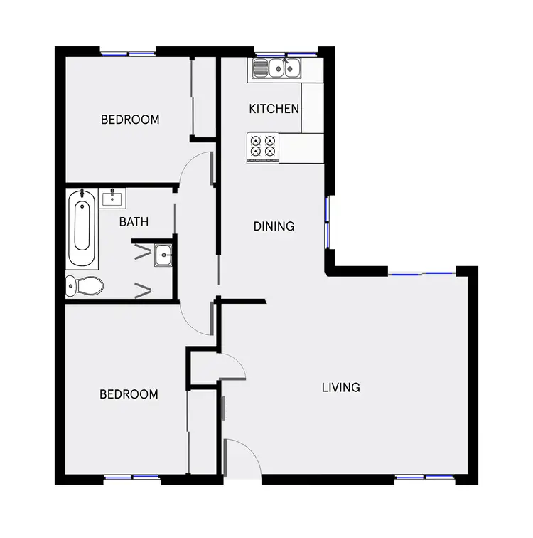 Floorplan of Homely townhouse listing, 20/16 Damala Street, Waramanga ACT 2611