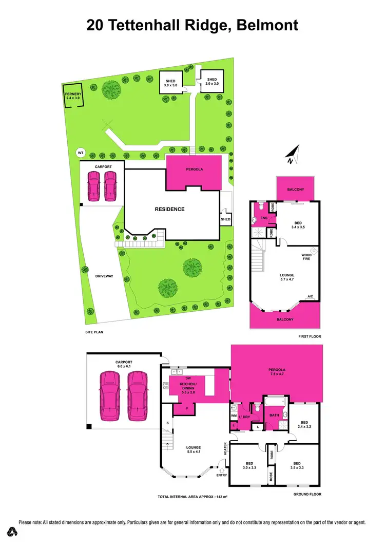 Floorplan of Homely house listing, 20 Tettenhall Ridge, Belmont VIC 3216