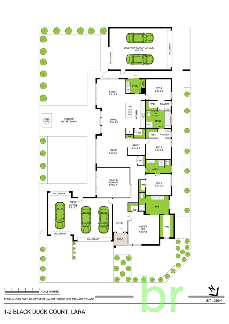 Floorplan of Homely house listing, 1-2 Black Duck Court, Lara VIC 3212