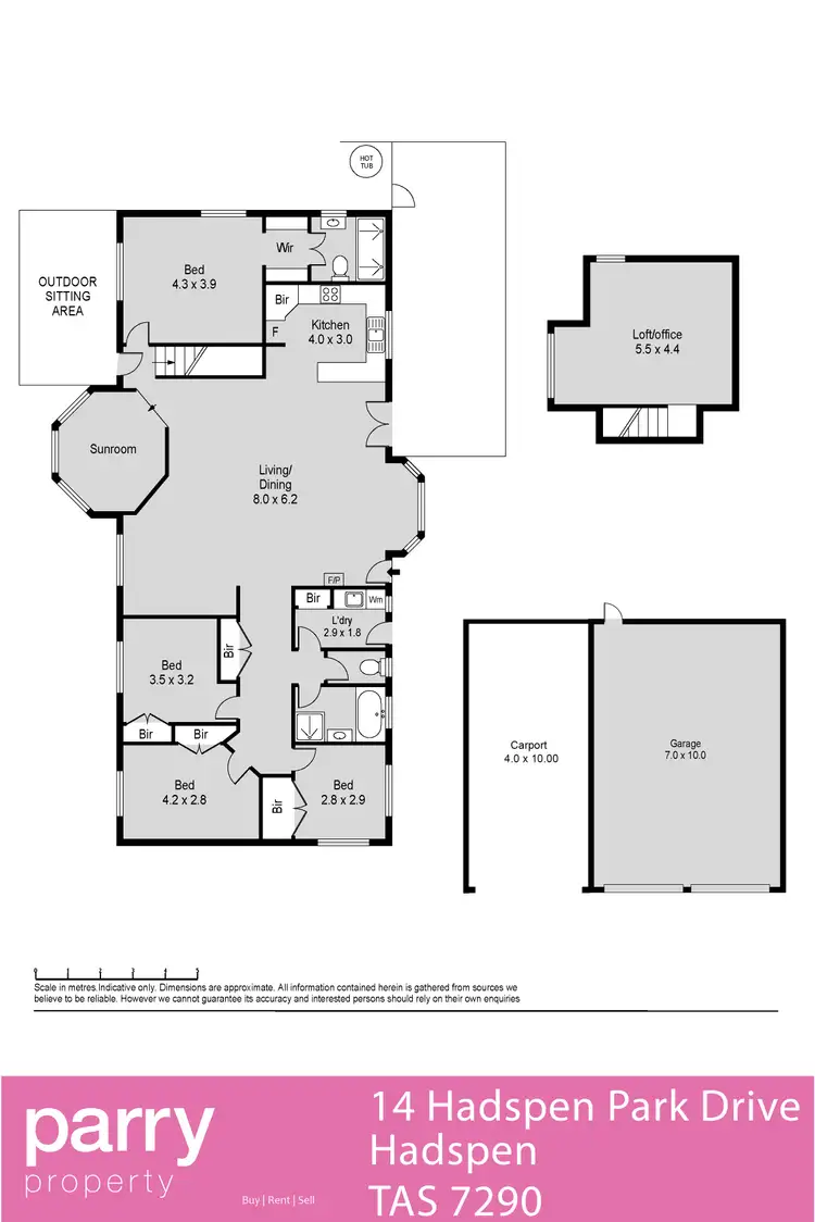 Floorplan of Homely house listing, 14 Hadspen Park Drive, Hadspen TAS 7290