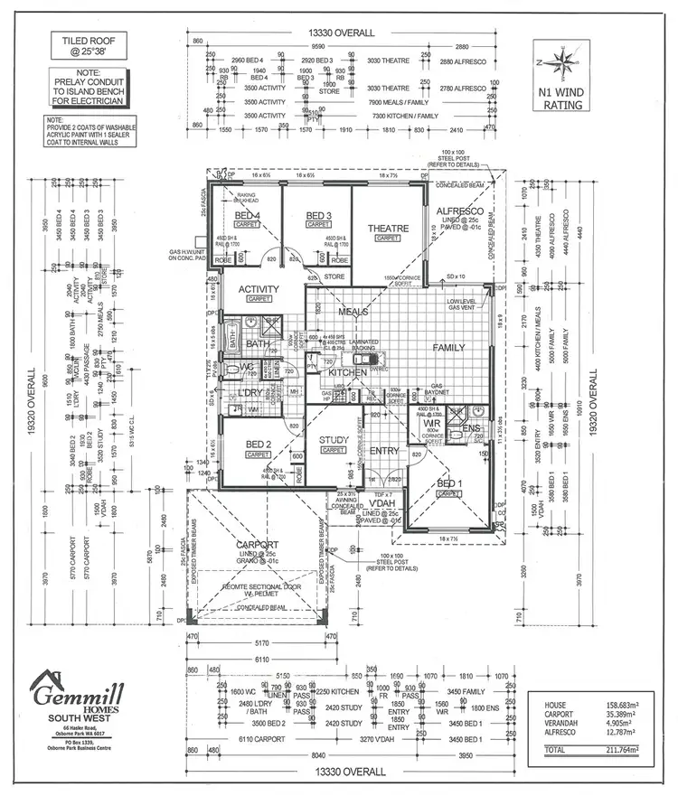 Floorplan of Homely house listing, 11 Snakewood Bend, Glen Iris WA 6230