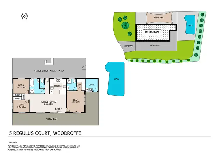 Floorplan of Homely house listing, 5 Regulus Court, Woodroffe NT 830
