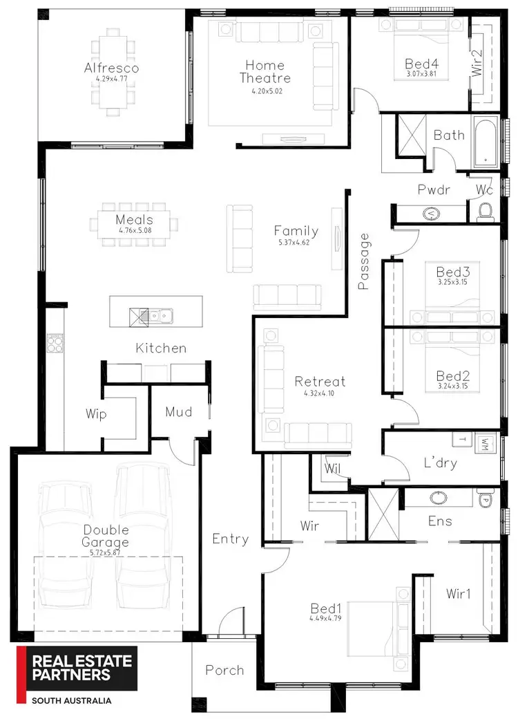 Floorplan of Homely house listing, 922 Andrews Road, Andrews Farm SA 5114