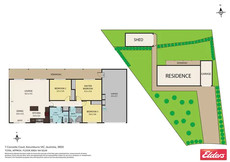 Floorplan of Homely house listing, 7 CONCETTA COURT, Korumburra VIC 3950