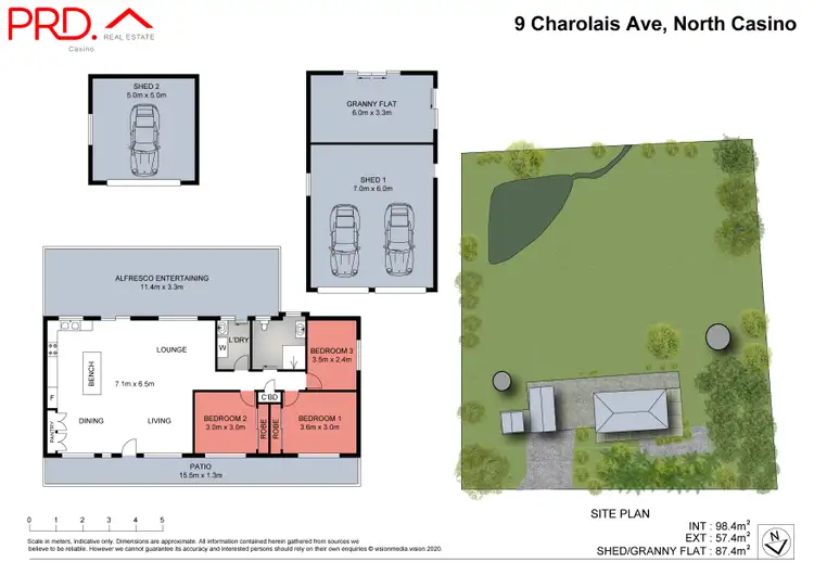 Floorplan of Homely house listing, 9 Charolais Avenue, North Casino NSW 2470