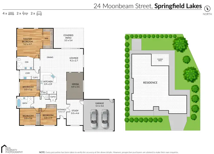 Floorplan of Homely house listing, 24 Moonbeam Street, Springfield Lakes QLD 4300