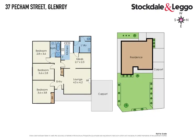 Floorplan of Homely house listing, 37 Pecham Street, Glenroy VIC 3046