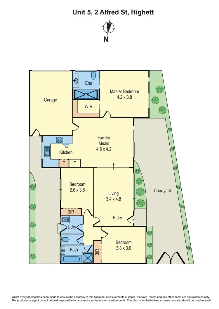 Floorplan of Homely unit listing, 5/2 Alfred Street, Highett VIC 3190