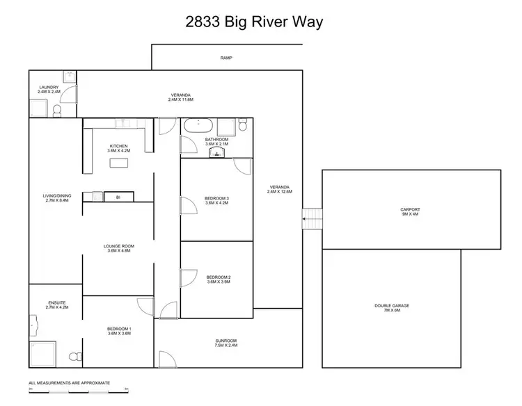 Floorplan of Homely house listing, 2833 Big River Way, Ulmarra NSW 2462