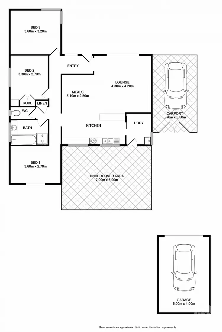 Floorplan of Homely house listing, 538 Douglas Road, Lavington NSW 2641