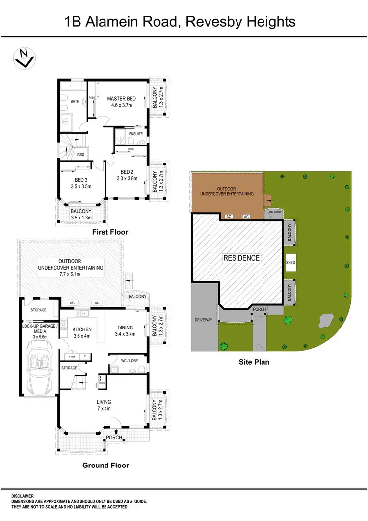 Floorplan of Homely house listing, 1B Alamein Road, Revesby Heights NSW 2212