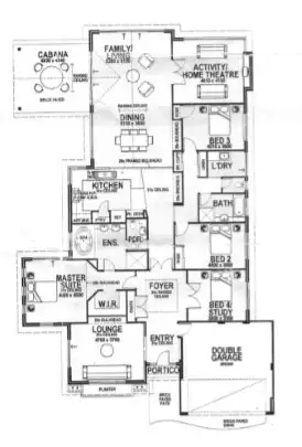 Floorplan of Homely house listing, 98 Dumbarton Road, Canning Vale WA 6155