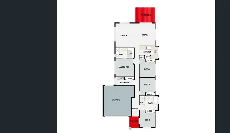 Floorplan of Homely house listing, 16 Woodgrove Bvd, Beerwah QLD 4519