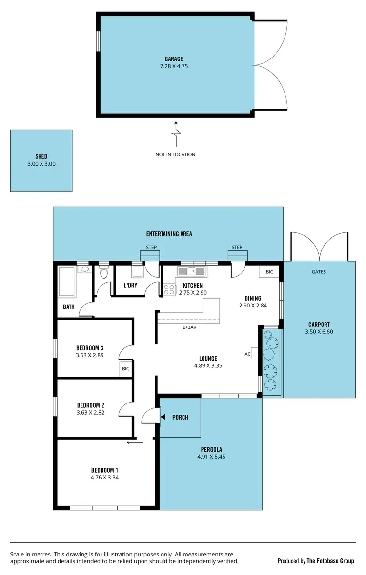 Floorplan of Homely house listing, 58 Grant Road, Reynella SA 5161