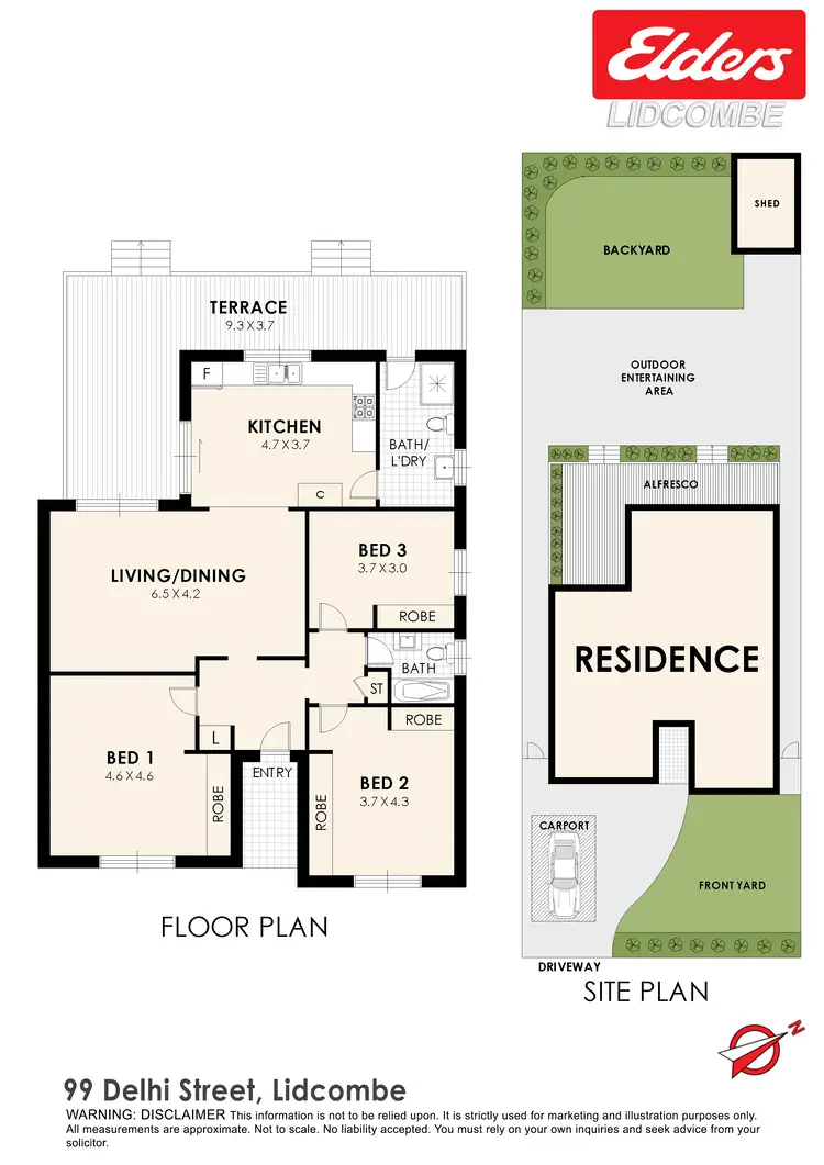 Floorplan of Homely house listing, 99 DELHI STREET, Lidcombe NSW 2141