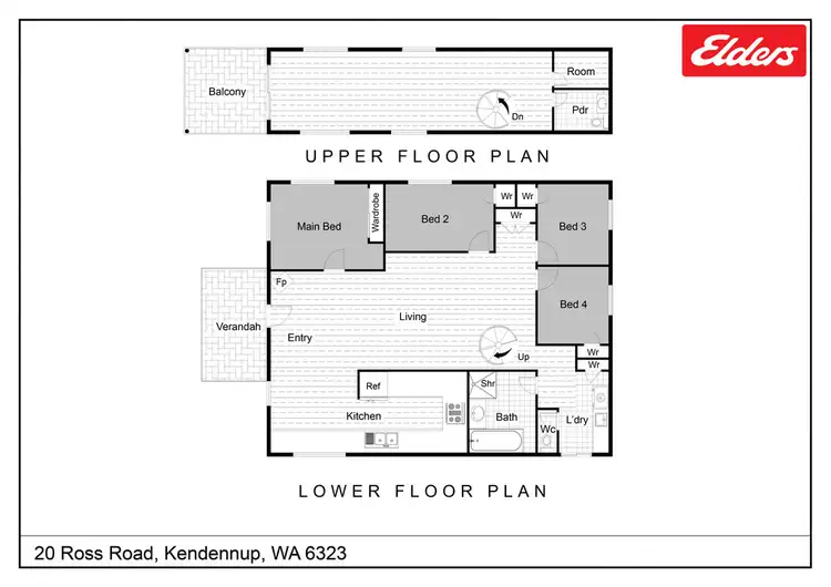 Floorplan of Homely rural property listing, 20 Ross Road, Kendenup WA 6323