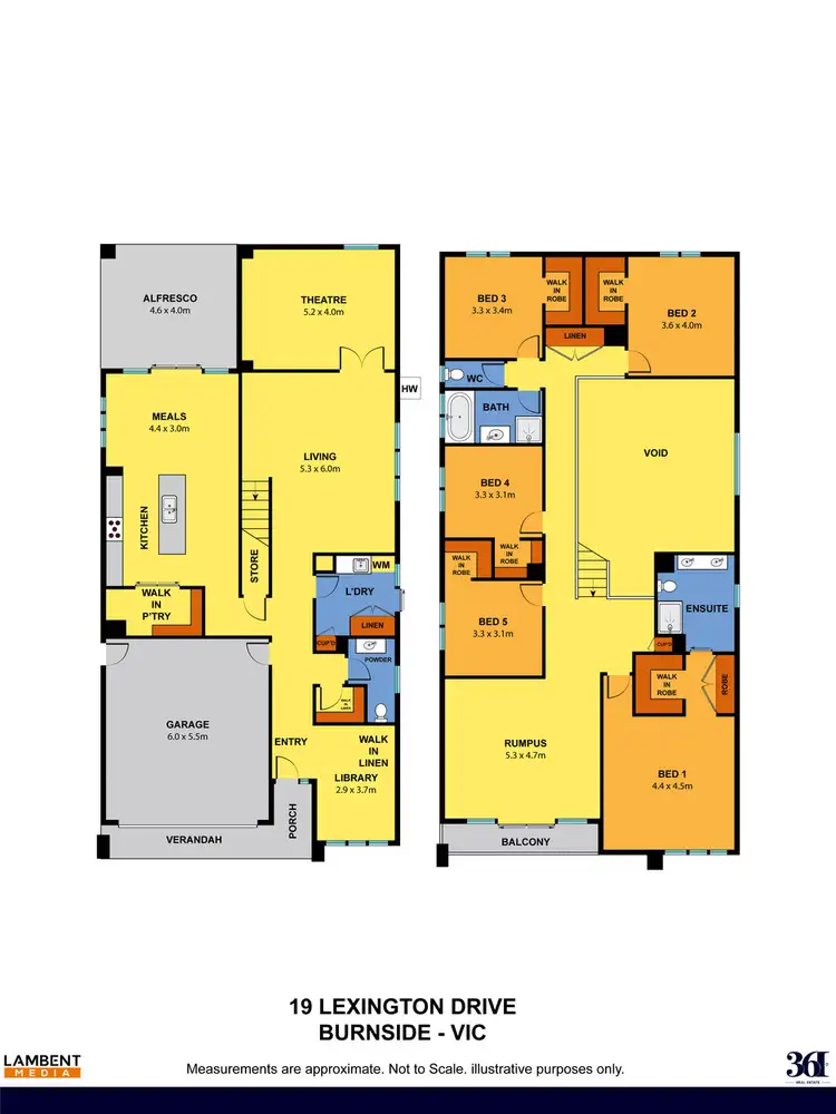 Floorplan of Homely house listing, 19 LEXINGTON DRIVE, Burnside VIC 3023