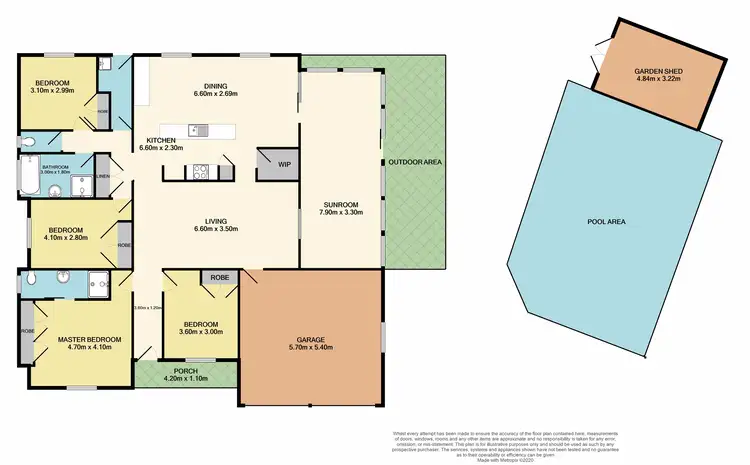 Floorplan of Homely house listing, 7 Joseph Close, Rutherford NSW 2320