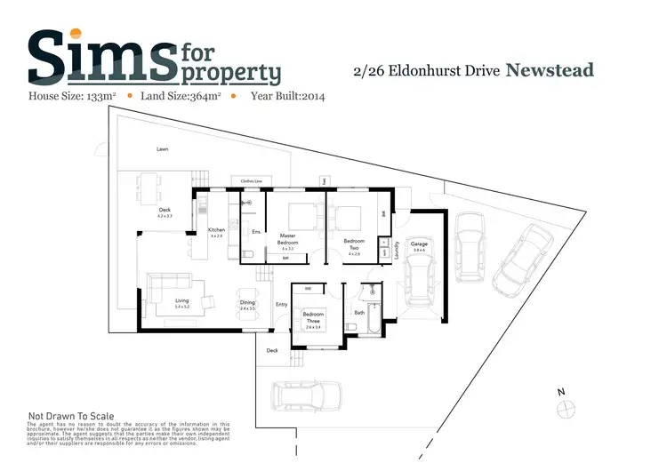 Floorplan of Homely unit listing, 2/26 Eldonhurst Drive, Newstead TAS 7250