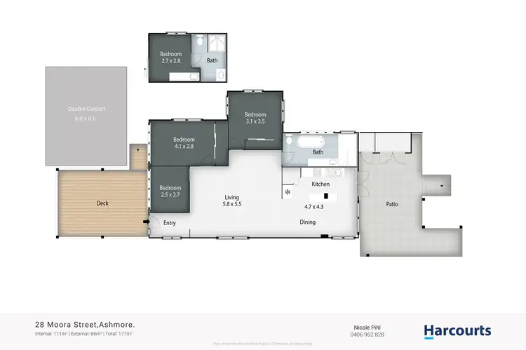 Floorplan of Homely house listing, 28 Moora Street, Ashmore QLD 4214