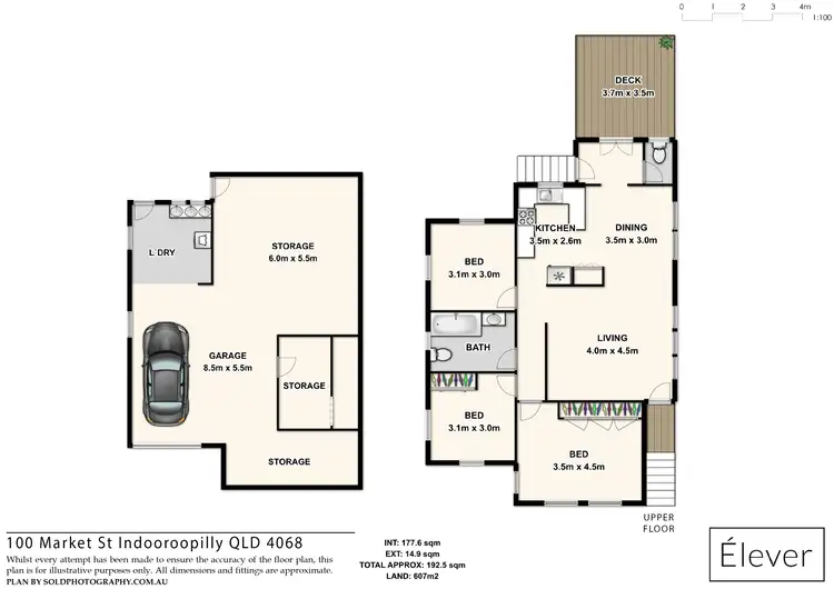 Floorplan of Homely house listing, 100 Market Street, Indooroopilly QLD 4068