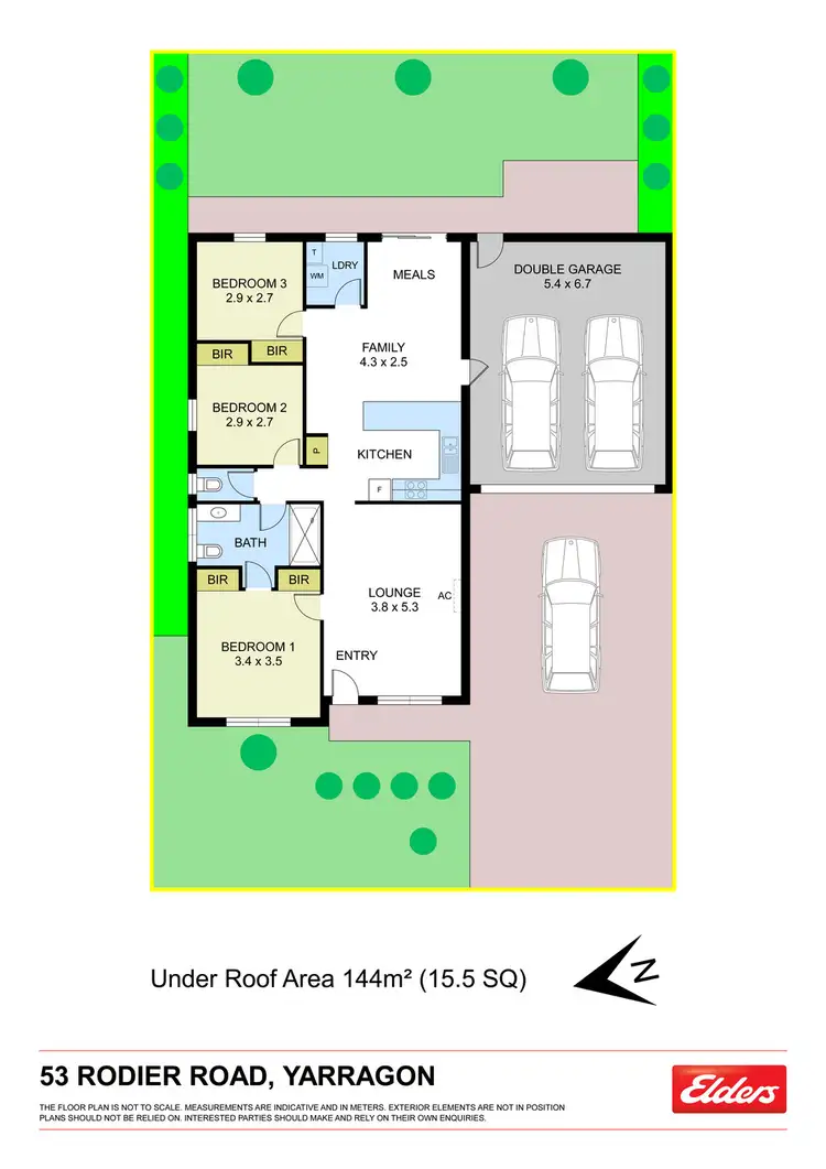 Floorplan of Homely townhouse listing, 53 RODIER ROAD, Yarragon VIC 3823