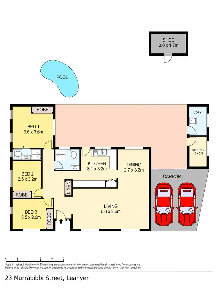 Floorplan of Homely house listing, 23 Murrabibbi Street, Leanyer NT 812