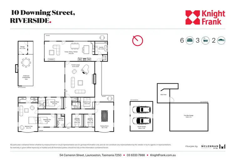 Floorplan of Homely house listing, 10 Downing Street, Riverside TAS 7250