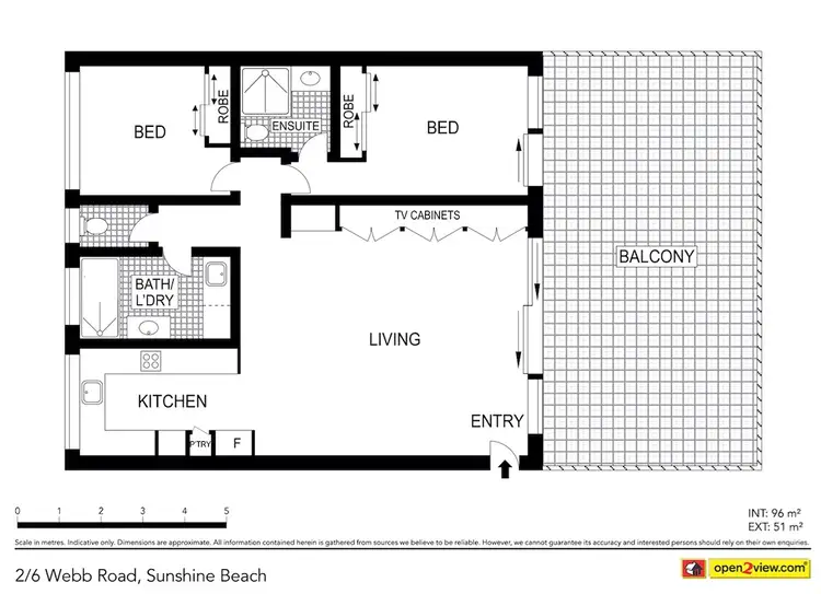 Floorplan of Homely apartment listing, 2/2-6 Webb Road, Sunshine Beach QLD 4567