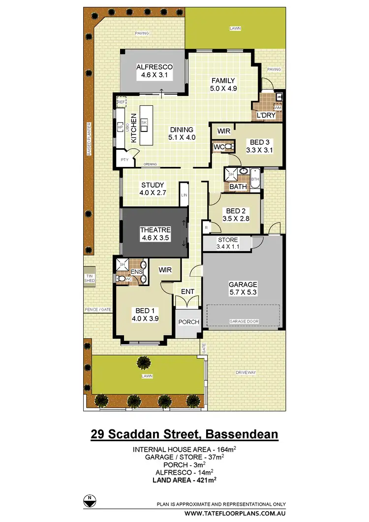 Floorplan of Homely house listing, 29 Scaddan Street, Bassendean WA 6054