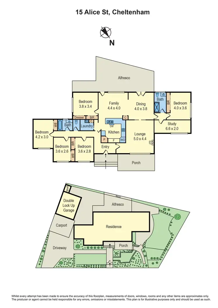 Floorplan of Homely house listing, 15 Alice Street, Cheltenham VIC 3192