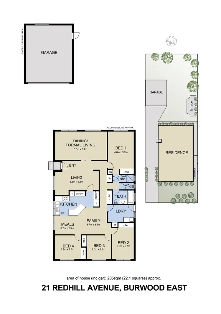 Floorplan of Homely house listing, 21 Redhill Avenue, Burwood East VIC 3151