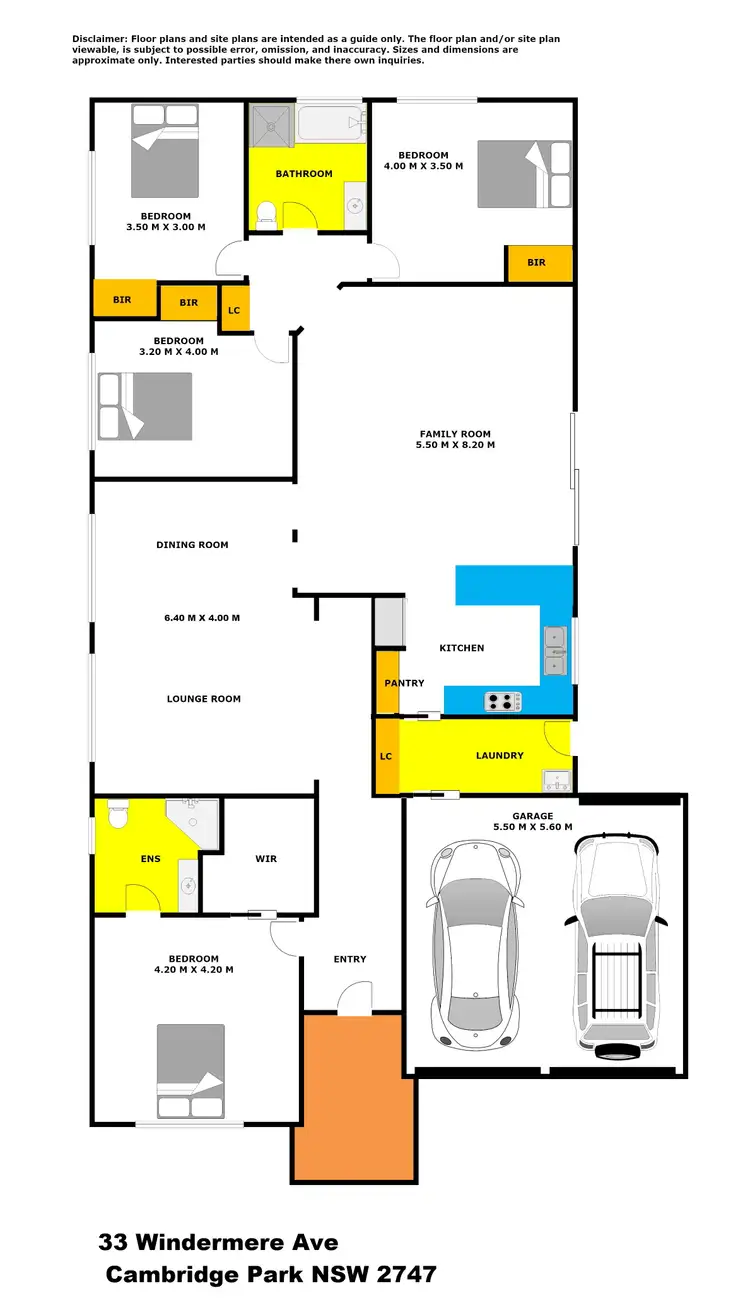 Floorplan of Homely house listing, 33 Windermere Avenue, Cambridge Park NSW 2747