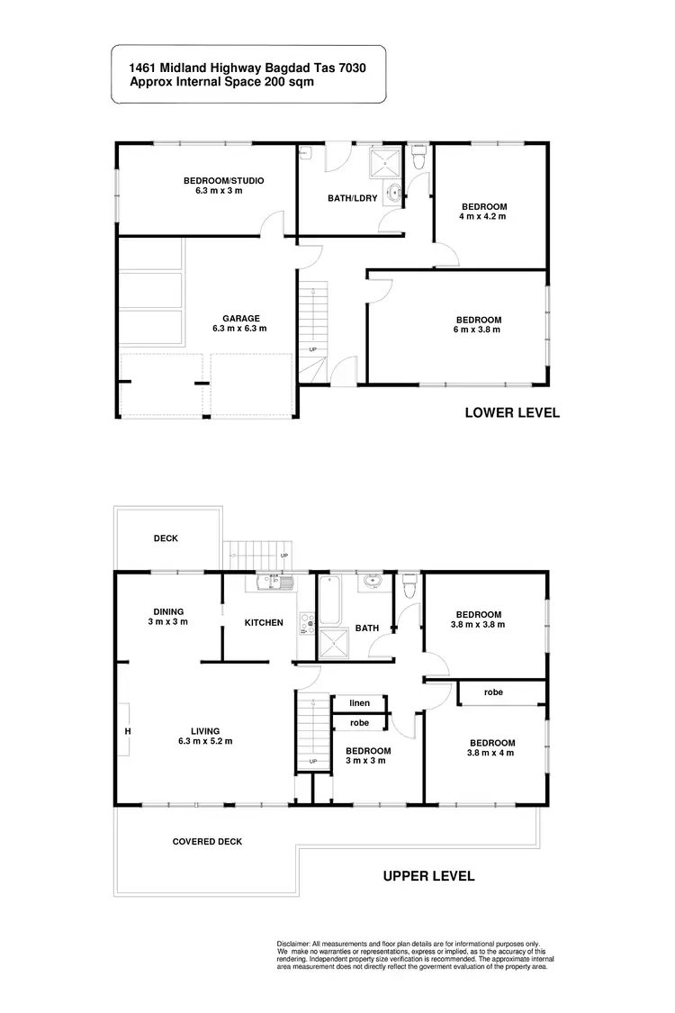 Floorplan of Homely house listing, 1461 Midland Highway, Bagdad TAS 7030