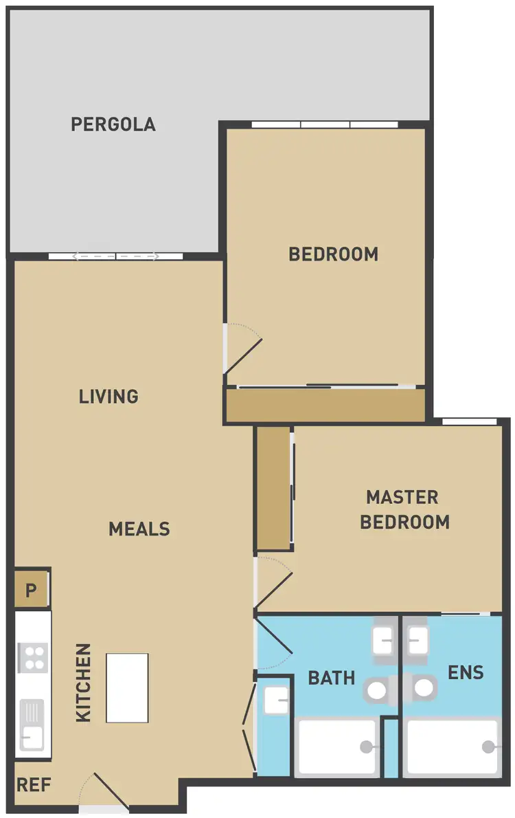 Floorplan of Homely apartment listing, 408/9 Commercial Road, Caroline Springs VIC 3023