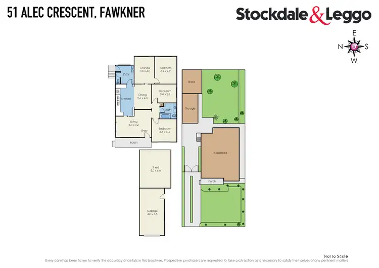Floorplan of Homely house listing, 51 Alec Crescent, Fawkner VIC 3060