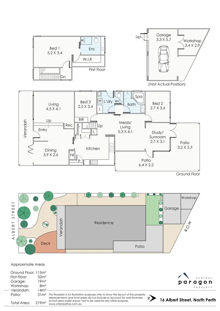 Floorplan of Homely house listing, 16 Albert Street, North Perth WA 6006