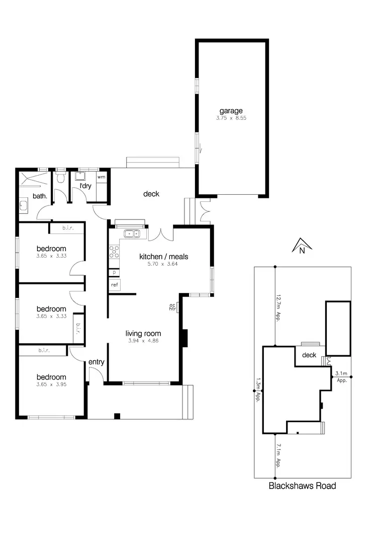 Floorplan of Homely house listing, 464 Blackshaws Road, Altona North VIC 3025
