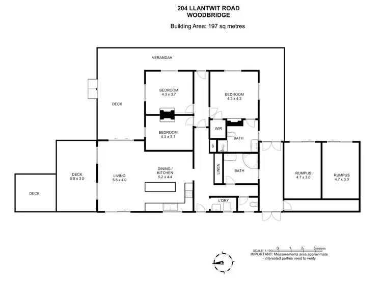 Floorplan of Homely house listing, 204 Llantwit Road, Woodbridge TAS 7162
