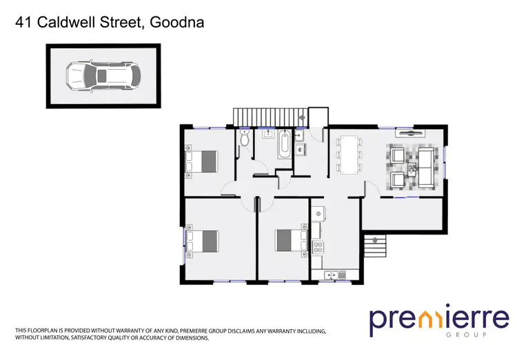 Floorplan of Homely house listing, 41 Caldwell Street, Goodna QLD 4300