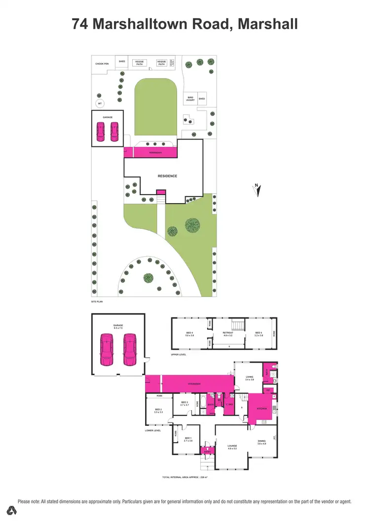 Floorplan of Homely house listing, 74 Marshalltown Road, Marshall VIC 3216