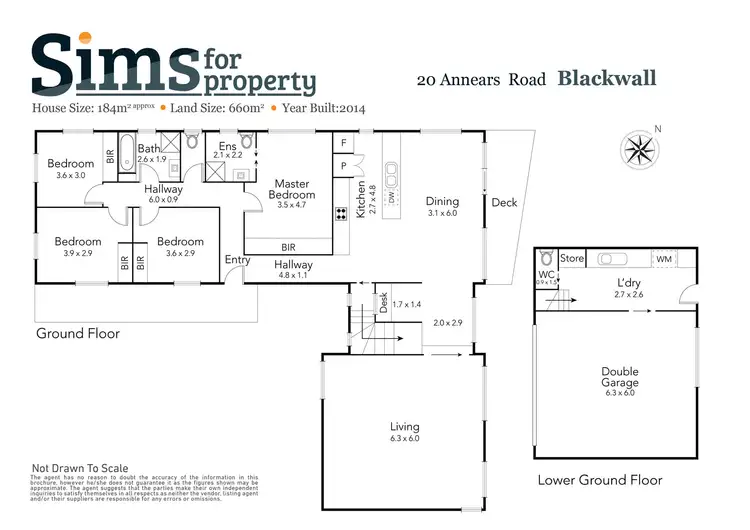 Floorplan of Homely house listing, 20 Annears Road, Blackwall TAS 7275