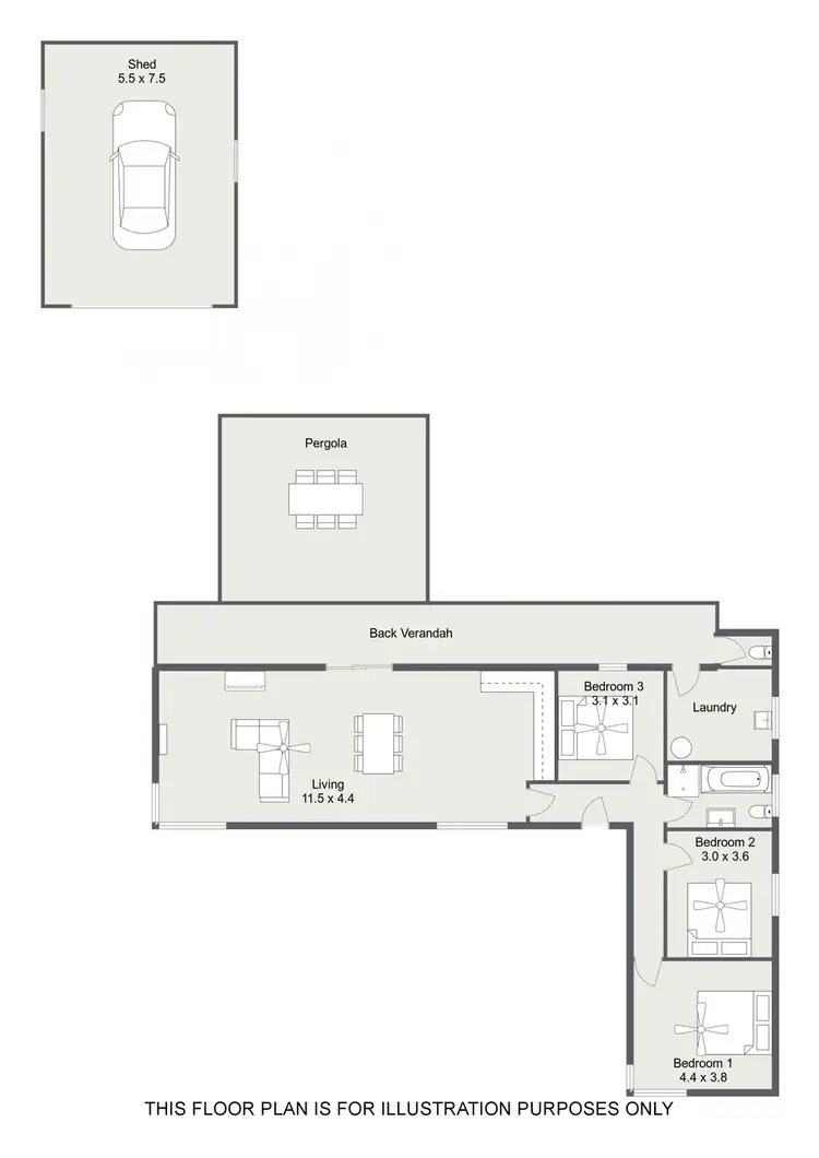 Floorplan of Homely house listing, 67 GORDON STREET, Naracoorte SA 5271