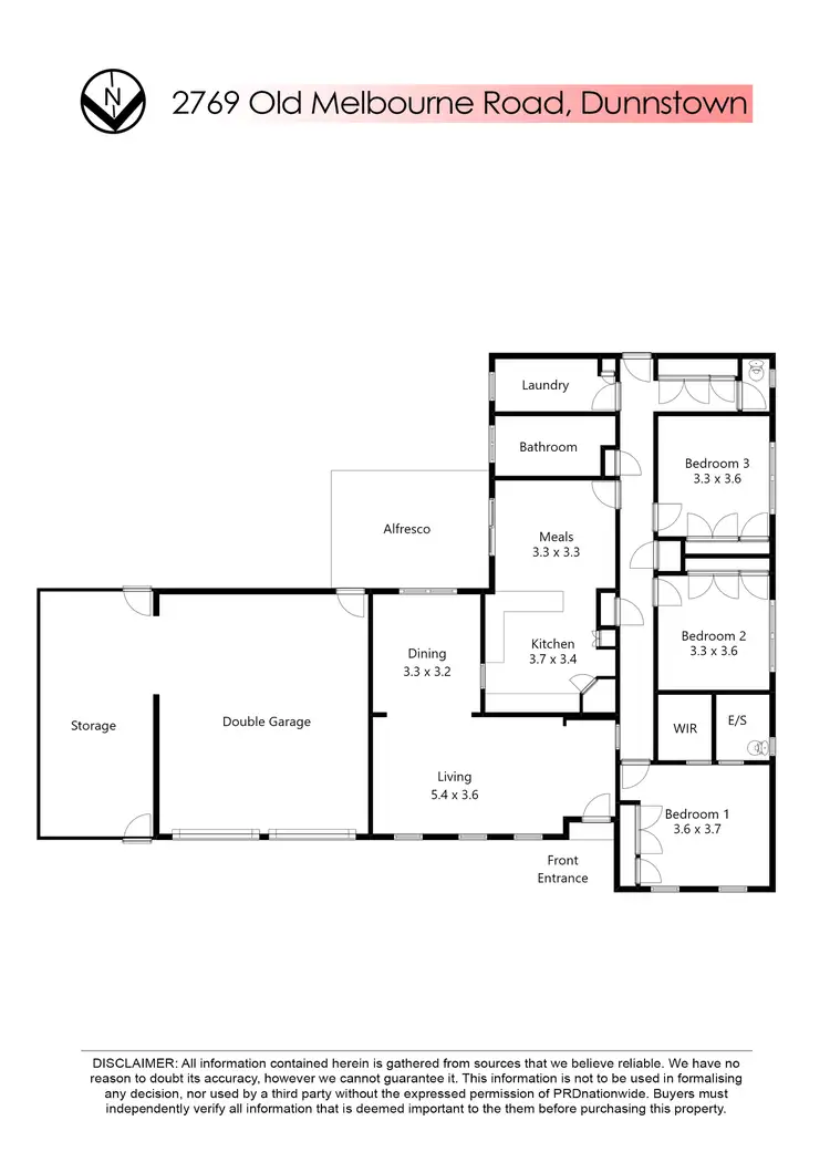 Floorplan of Homely house listing, 2769 Old Melbourne Road, Dunnstown VIC 3352
